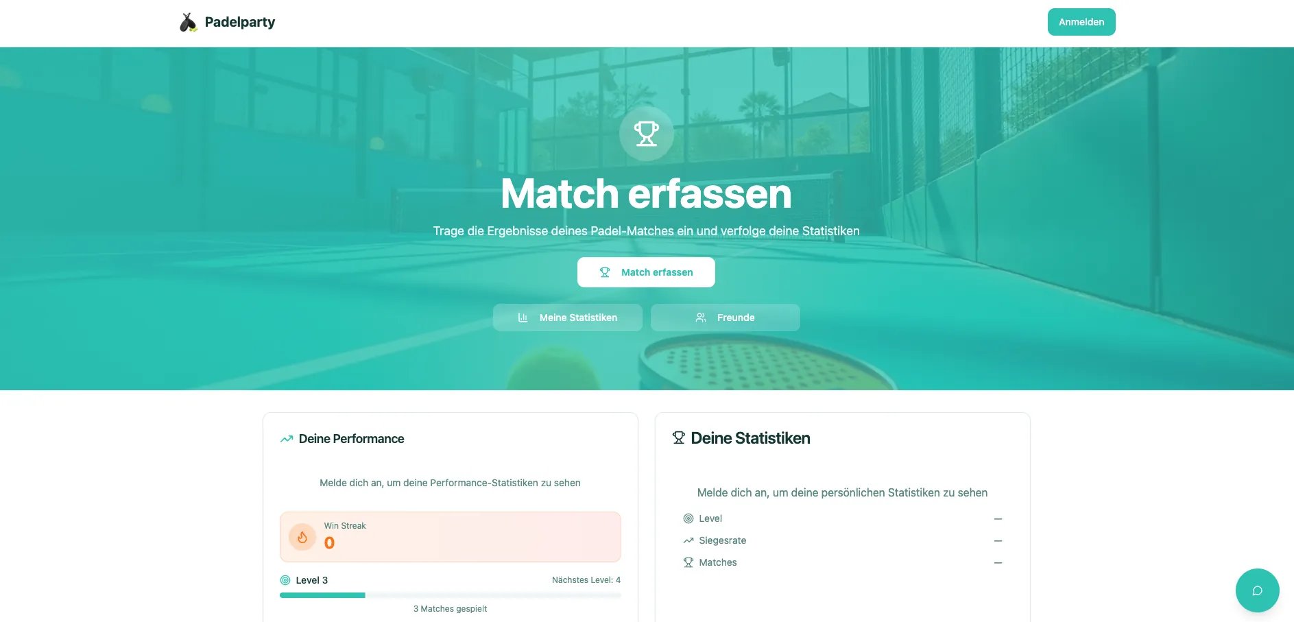 Padelparty – Sport-App